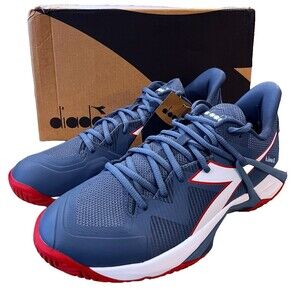 NEW diadora B.Icon 2 Ag Tennis Size 10 Mens Blue Sneakers Shoes 179099-D0843